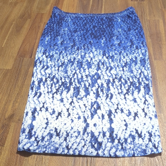 i jeans by Buffalo Dresses & Skirts - Blue and White Soft Straight Skirt